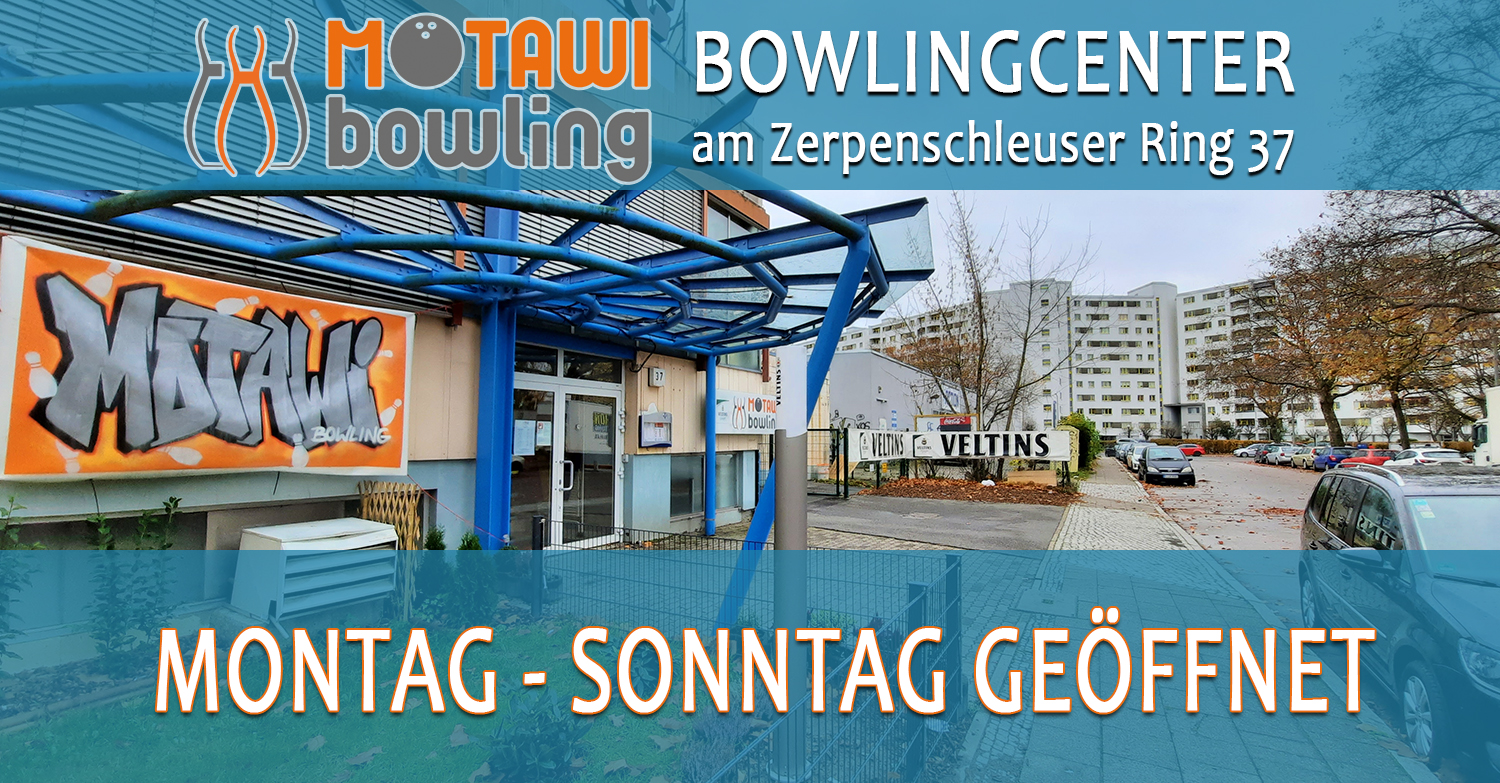 Aankondiging naakt Promotie Das MOTAWI Bowlingcenter im Märkischen Viertel – märkischesviertel.de